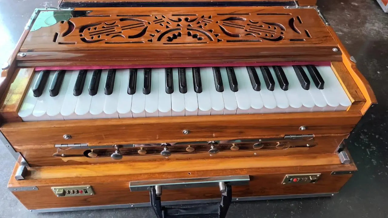 Harmonium 2 Line 42 Reeds Standard Quality 440hz Or 432Hz Tune, DELUXE Reed