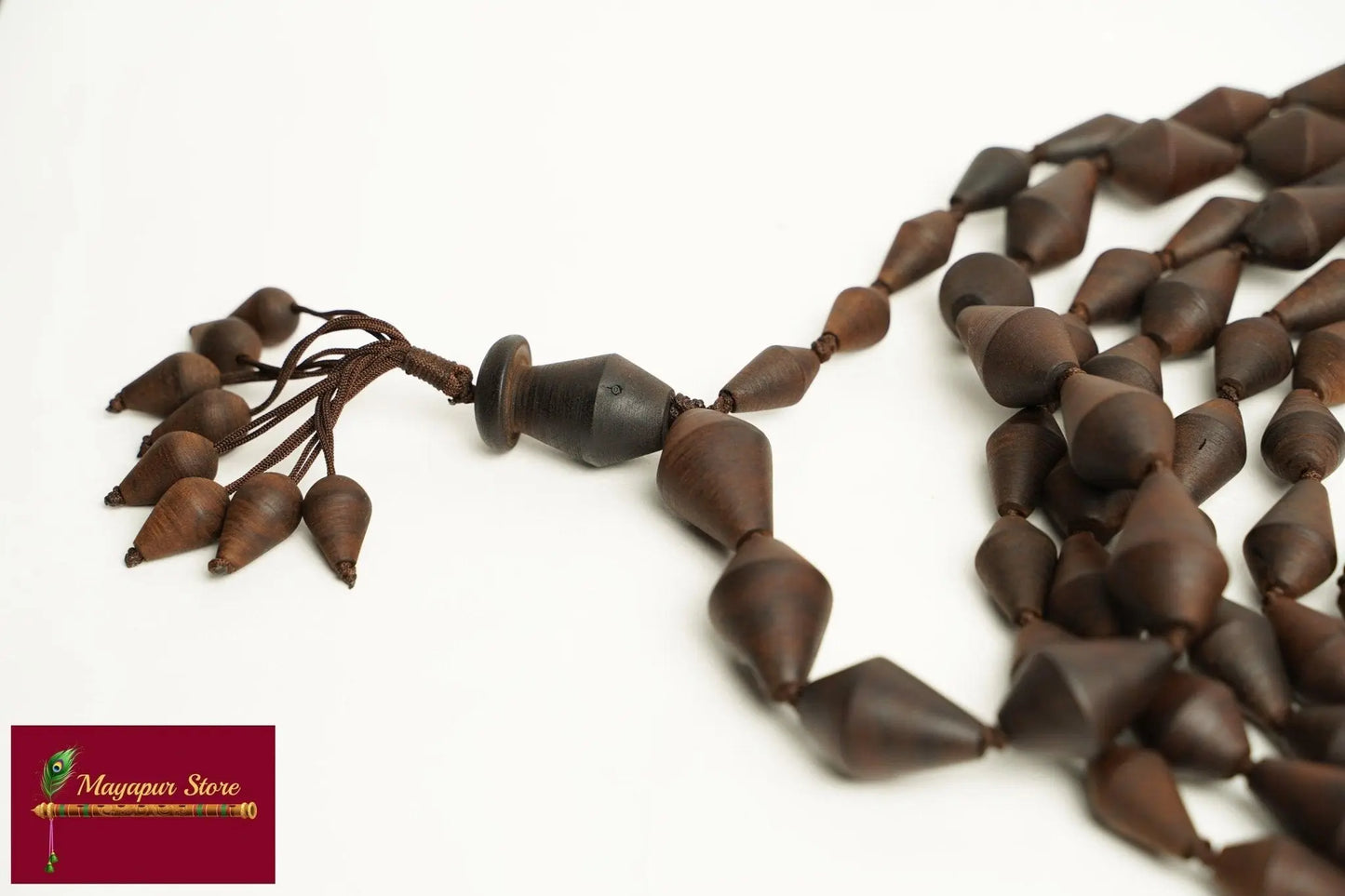Tulsi Conch Japa Mala designed by Mayapurstore