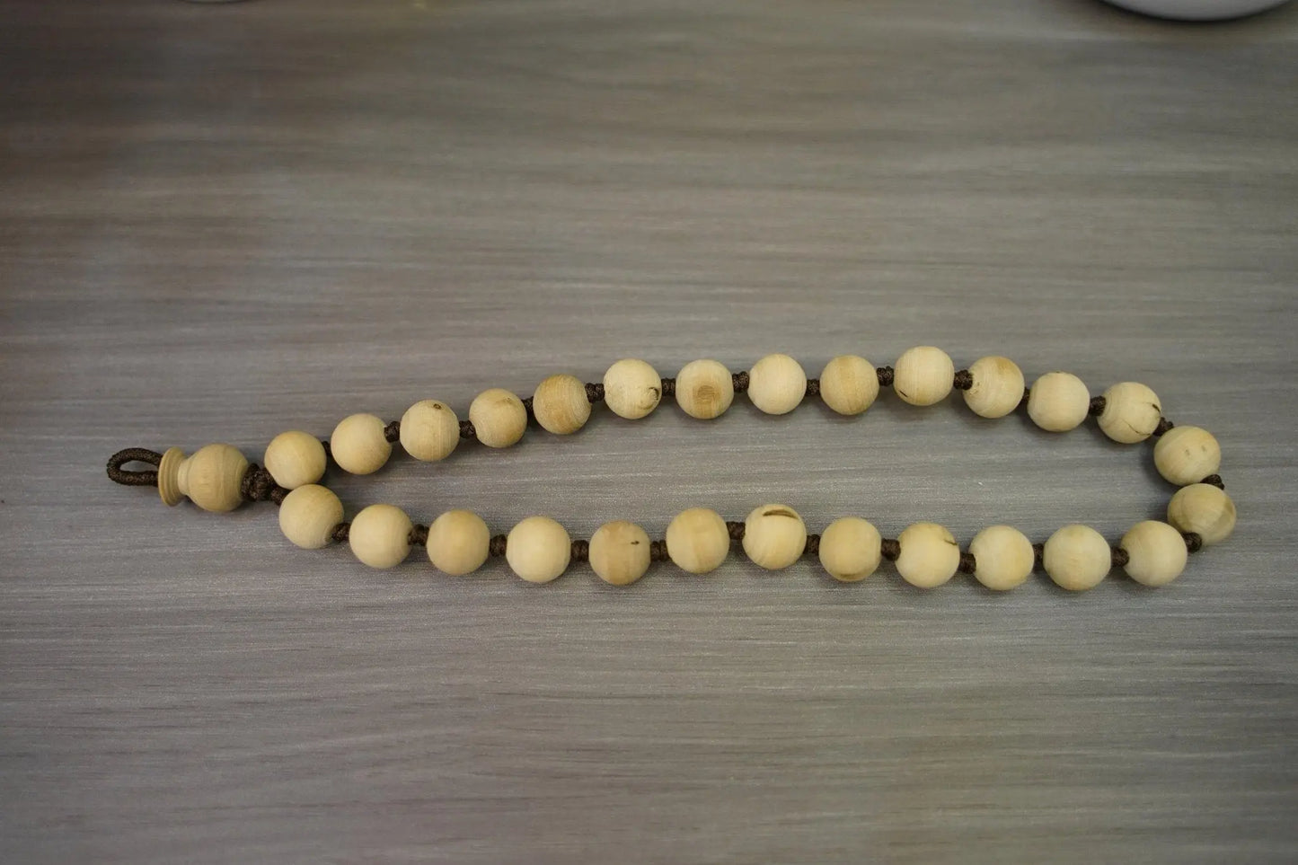 27 Beads Round Japa Mala | 100% Pure Tulsi 12mm | 14mm | 16mm| 20mm | 24 mm | 26mm - MAYAPURSTORE