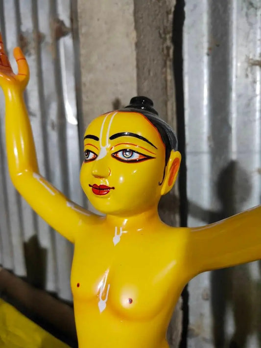 Gour Nitai Deties Made By "Pure Neem Wood" - MAYAPURSTORE