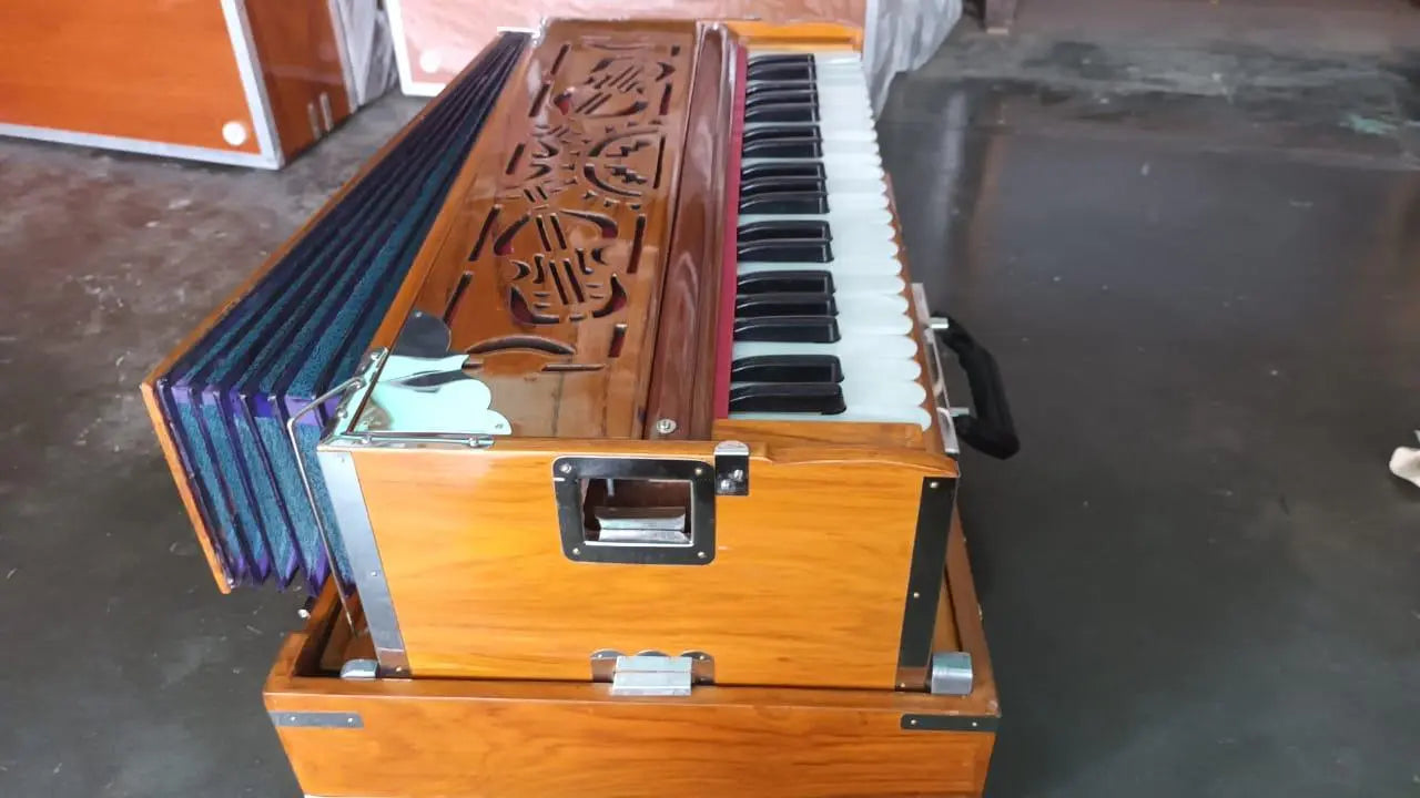 Harmonium 2 Line 42 Reeds Standard Quality 440hz Or 432Hz Tune, DELUXE Reed