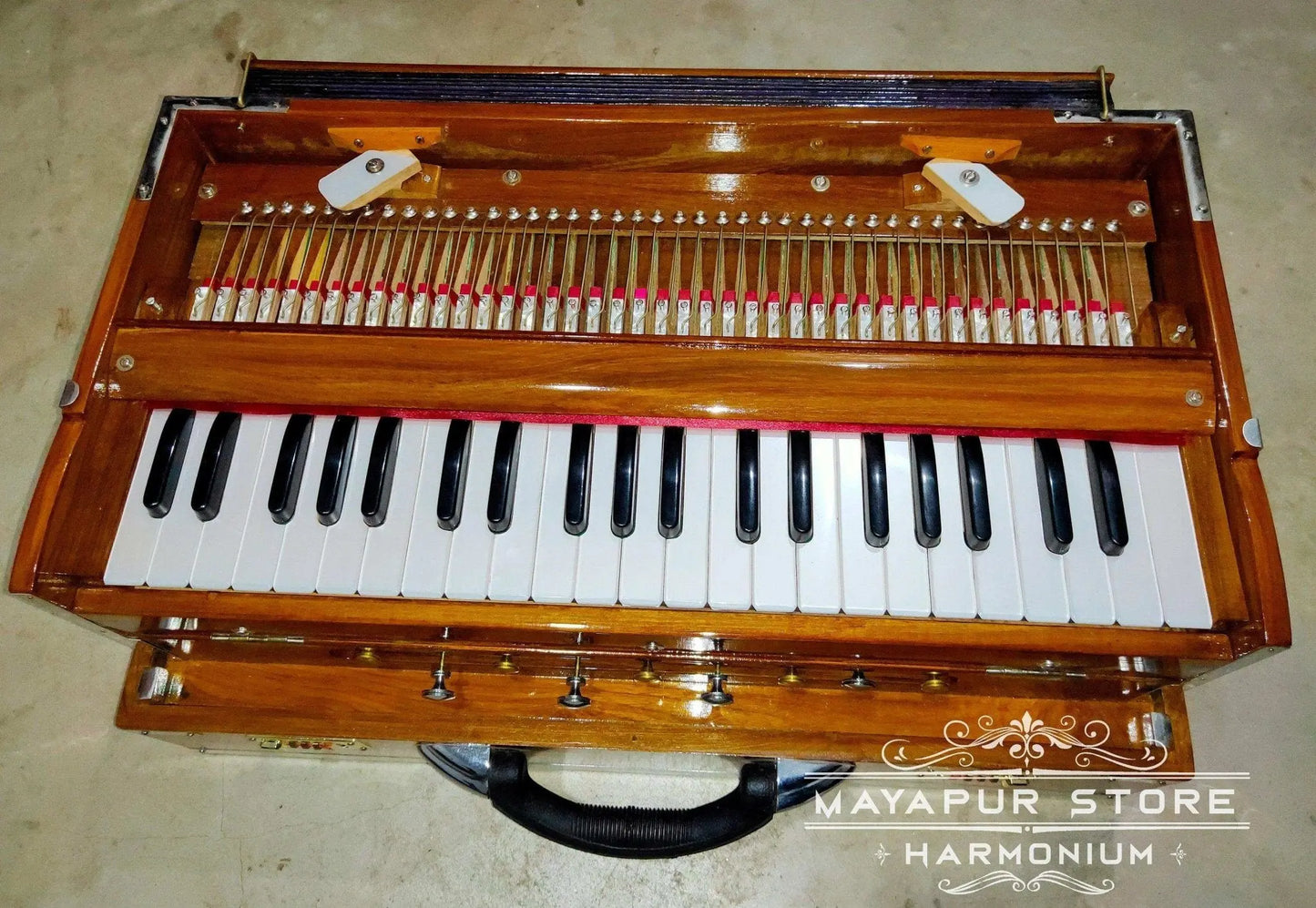 Harmonium 2 Line 42 Reeds Standard Quality 440hz Or 432Hz Tune, DELUXE Reed