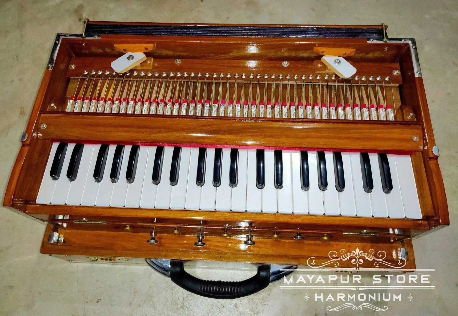 Harmonium 2 Line 42 Reeds Standard Quality 440hz Or 432Hz Tune, DELUXE Reed
