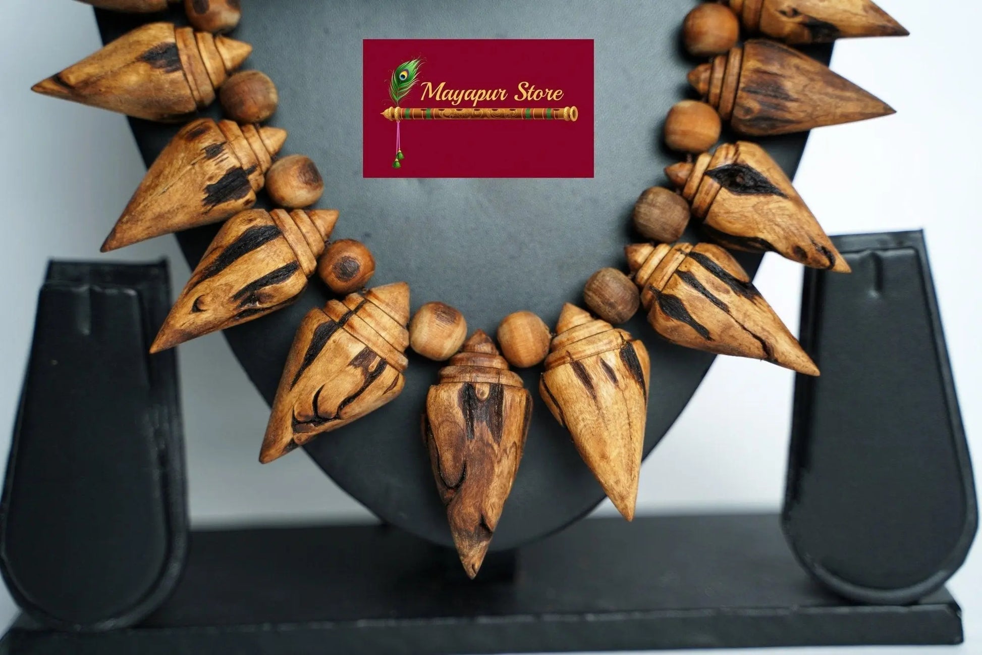Tulsi Root Mala by Mayapur Store